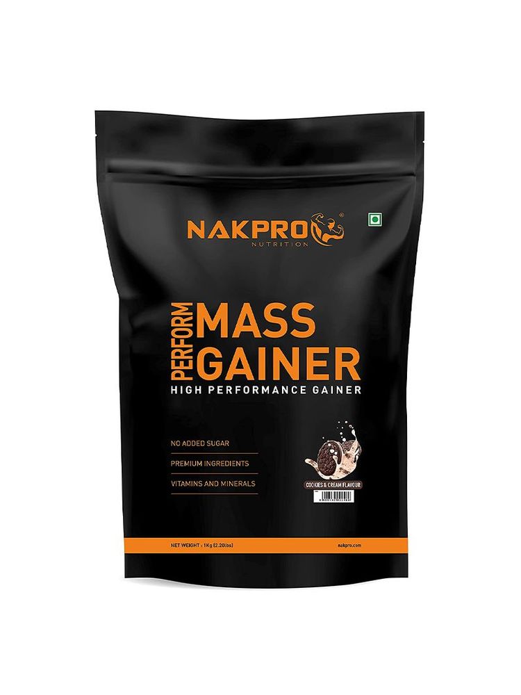 NAKPRO Perform Mass Gainer - Cookies & Cream Flavour